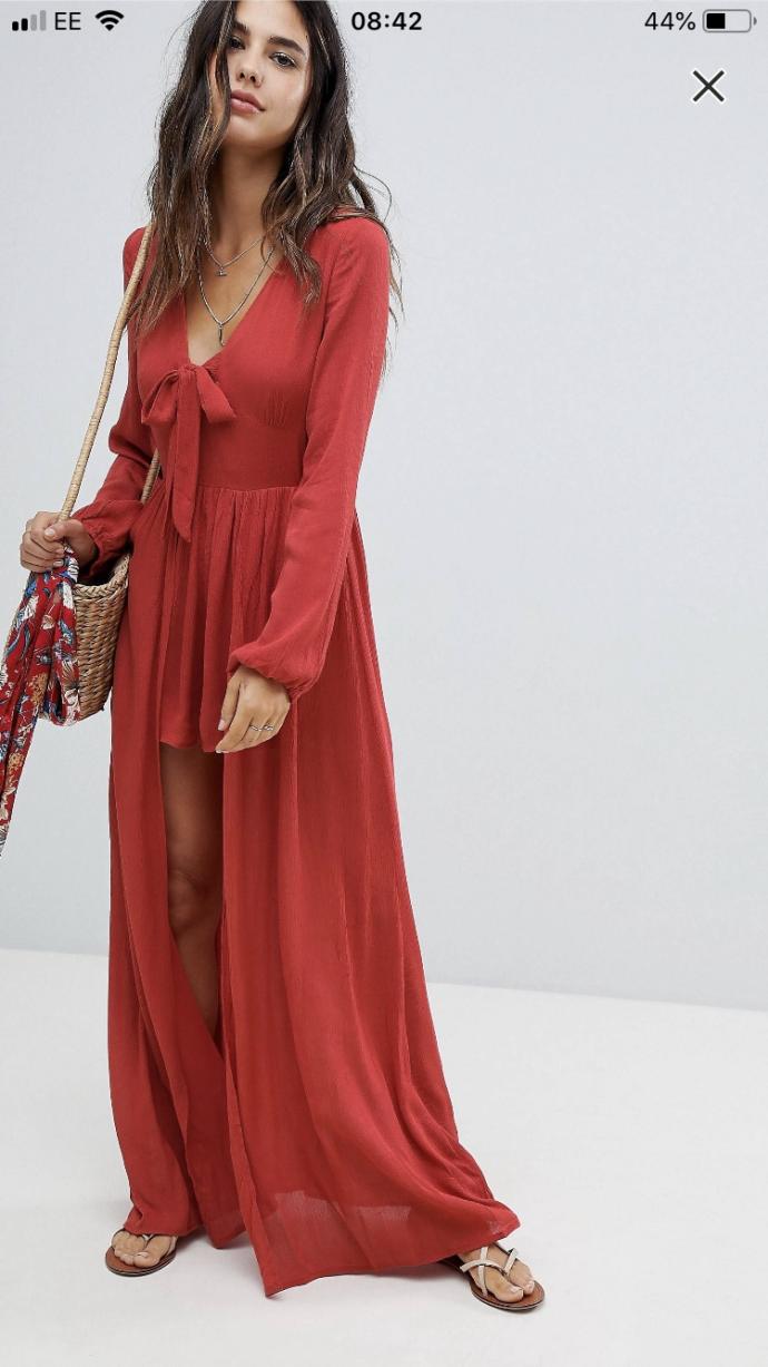 Which red dress?