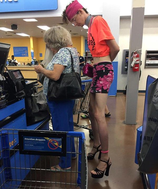 Why is Walmart the designated shopping venue for the weird, the strange, and the WTF's?