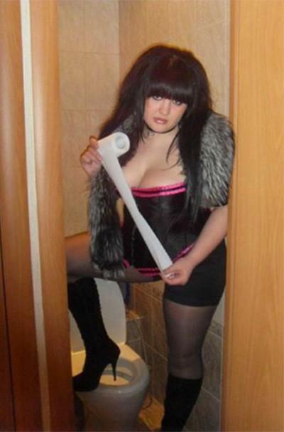 Isn't posing by the toilet with toilet paper the most sexy thing a girl can do :) ?