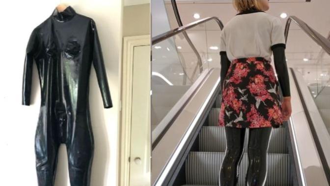 What are your thoughts on combining latex with casual clothes?
