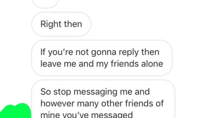 Can you please read through my DM with this boy?