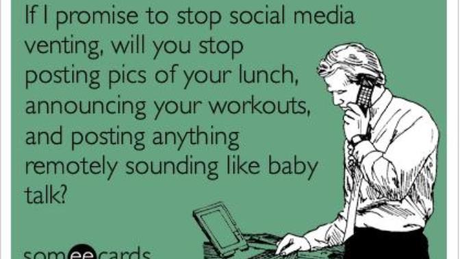 Why people need to vent everything and I mean everything on social media?