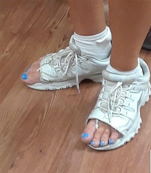 Who has most beautiful feet?