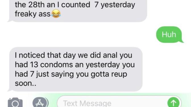 Why is he questioning me about my condoms?