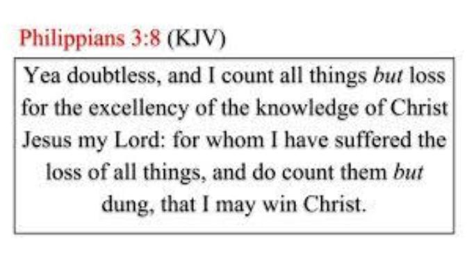 What Think Ye of This Christian Scripture Passage from the Accurate King James Translation, Which is One of My Favorite Texts?