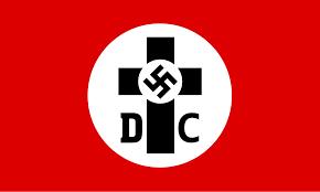 Where You Aware That There Was a Prominent Christian Group That Amalgamated Christianity With Nazi Political Ideology [note flag & see my Updates] ?
