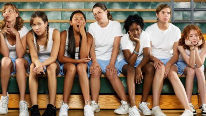 Why do girls generally hate PE in junior high and high school?