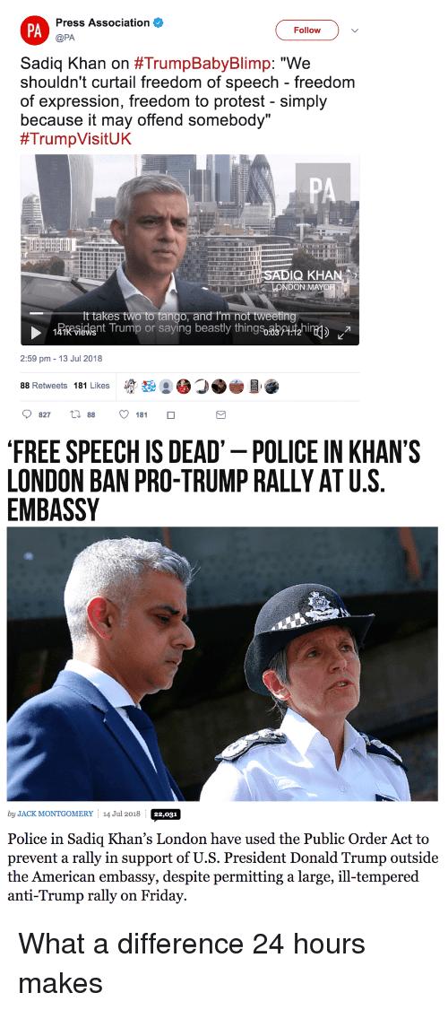 Thoughts on crime mayor of London Saiq Khan embarrassing the UK & disrespecting D-day commemorations?