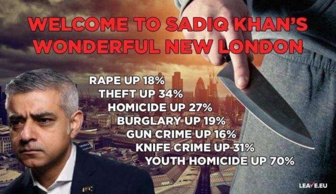 Thoughts on crime mayor of London Saiq Khan embarrassing the UK & disrespecting D-day commemorations?