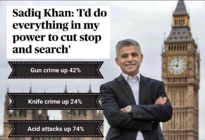 Thoughts on crime mayor of London Saiq Khan embarrassing the UK & disrespecting D-day commemorations?