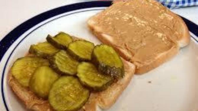 Have you ever eaten a pickle and peanut butter sandwich?