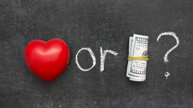 Which is more important: Love or Money?