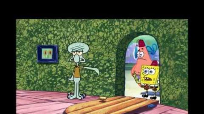 Can you relate to Squidward in this scene/video?