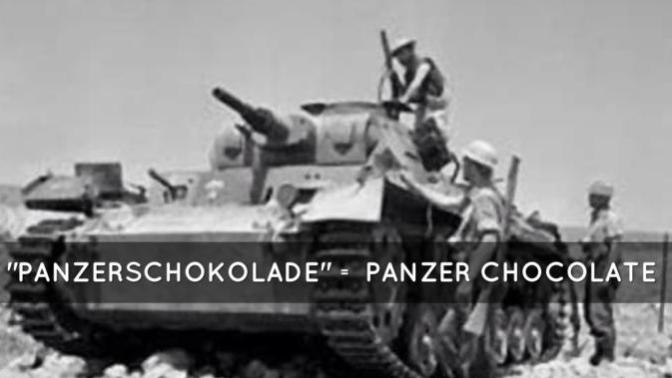 Would you eat panzerschokolade?