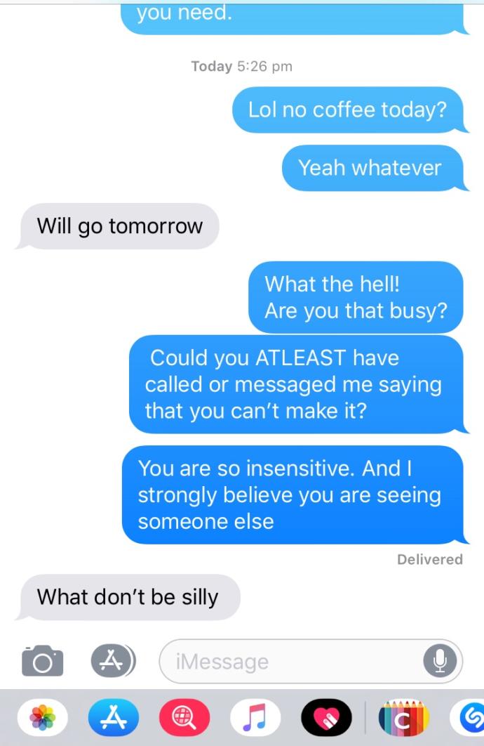 Is he seeing someone else?