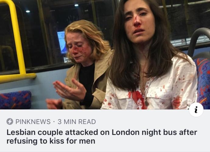 Lesbian Couple Attacked By Men In Bus For Not Kissing. How Do You Feel About This?