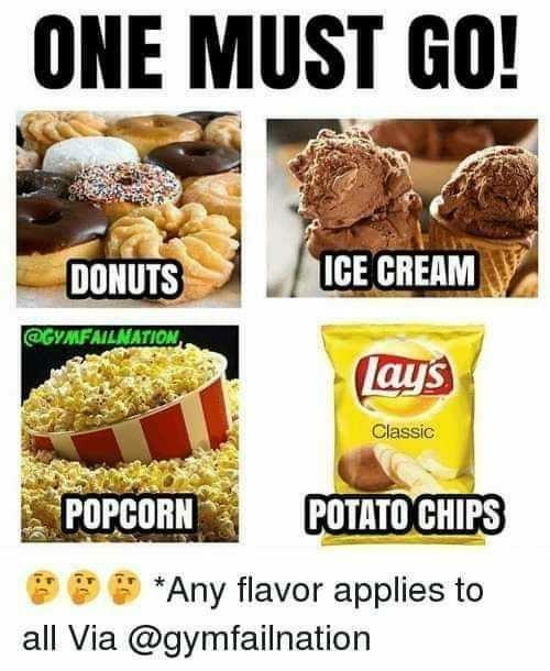 Which one of these snacks gotta go?