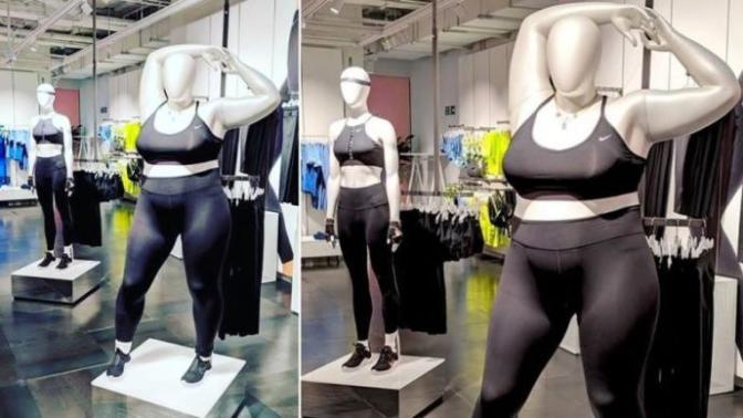 Nike is now using plus-size mannequins for women's sportswear. Is this a positive step forward?