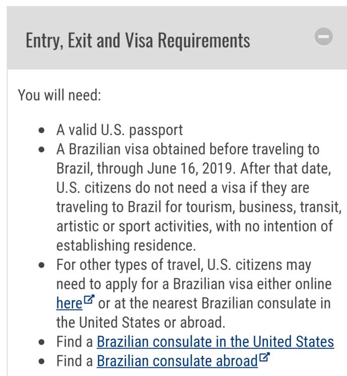 How do you feel about Brazil FINALLY lifting visas for Americans?