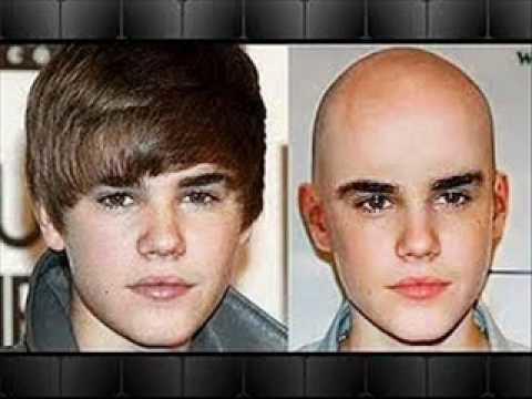 Rate Justin Bieber with hair and bald out of ten! How many points would he lose if he shaved his head?