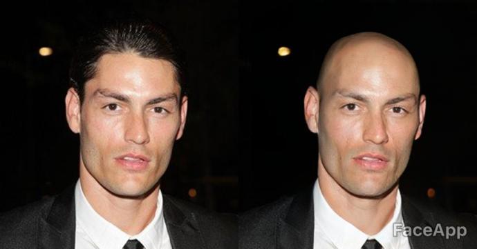 A lot of guys are shaving their heads these days. Which male model pulls it off better?