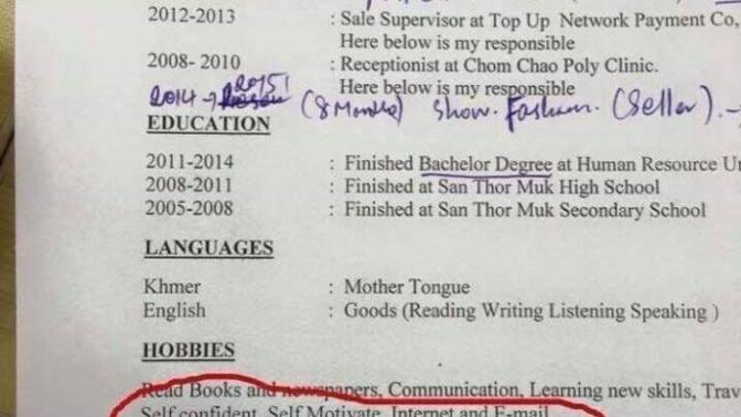 What do you think of this CV? will she get the job?