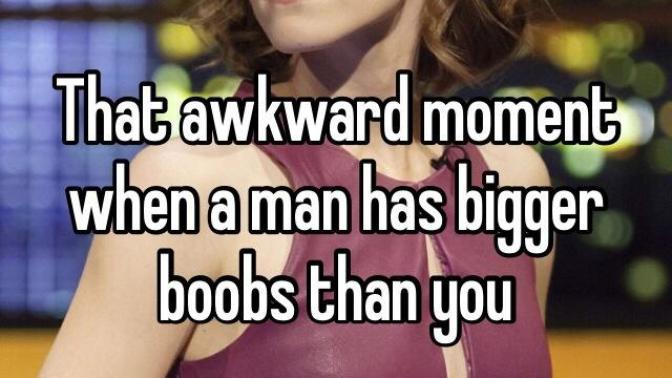What's more shallow, a guy rejecting a girl cause her breast are too small or a girl rejecting a guy cause his breast are too big?