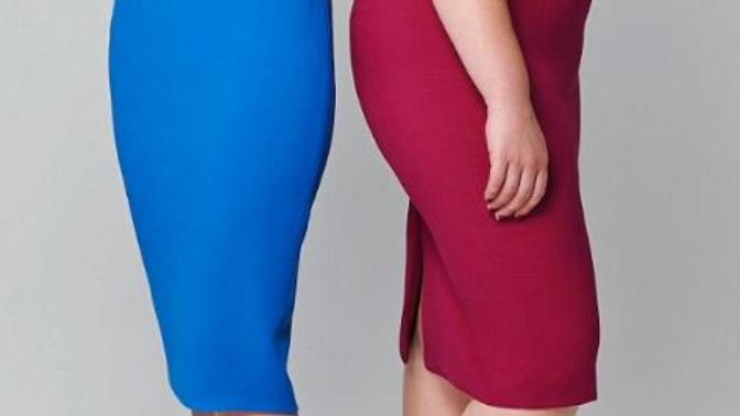 White Guys, Would you feel catfishef if your date’s pics looked like the blue dress, but was the size of the red dress IRL?