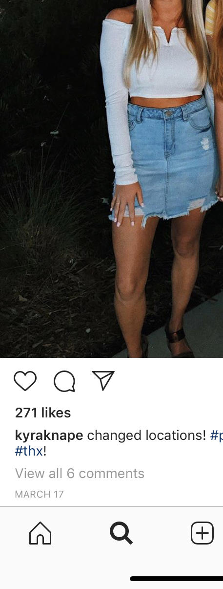 Does this girl have wide hips?