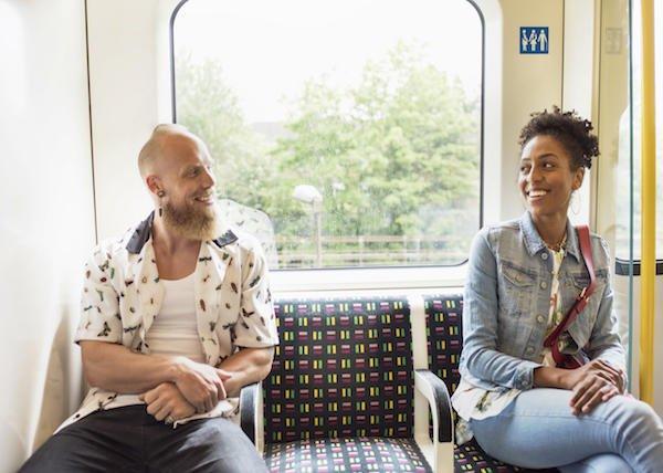 Would you flirt with someone on public transportation?