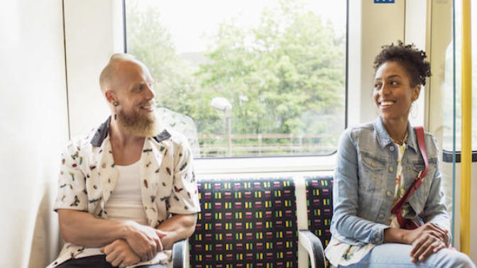 Would you flirt with someone on public transportation?