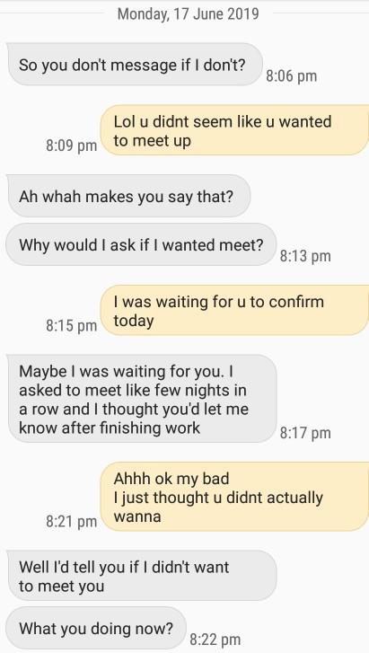 Is this guy actually interested?