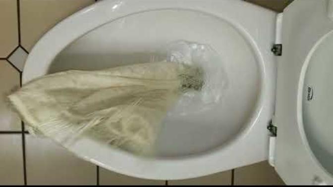 What clothes would you flush?