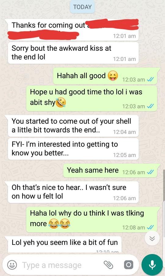 Does it seem like he only wants to hook up if he wants to go for drinks?