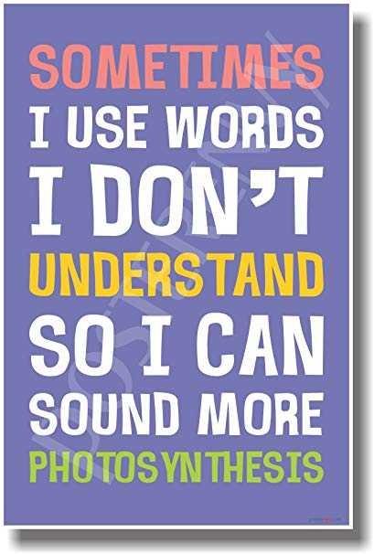 Do you use big words?