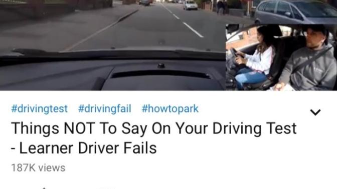 How did your driving lessons go?