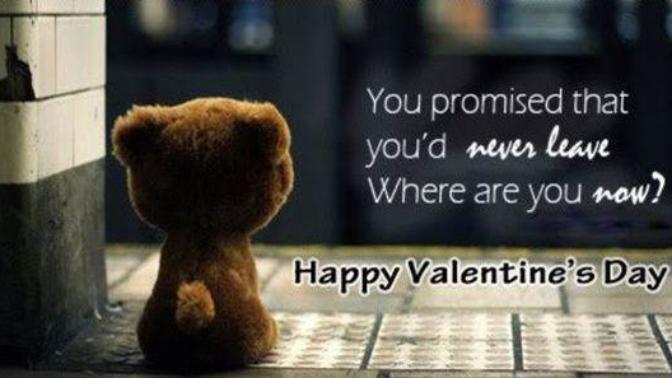 Text message on Valentine's day from ex?