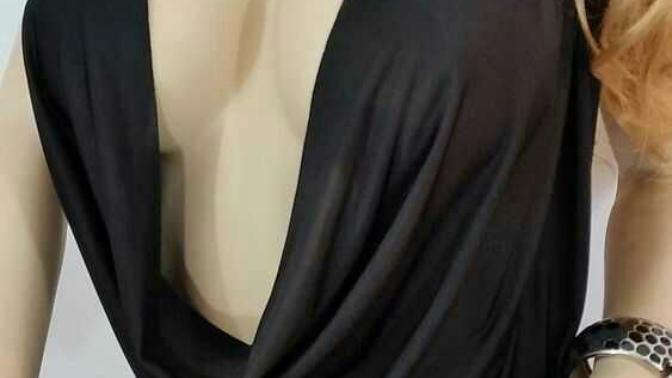 Ladies, how would you wear this deep plunge top?