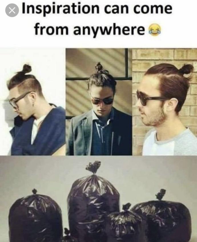 Girl, do you like the man bun look?