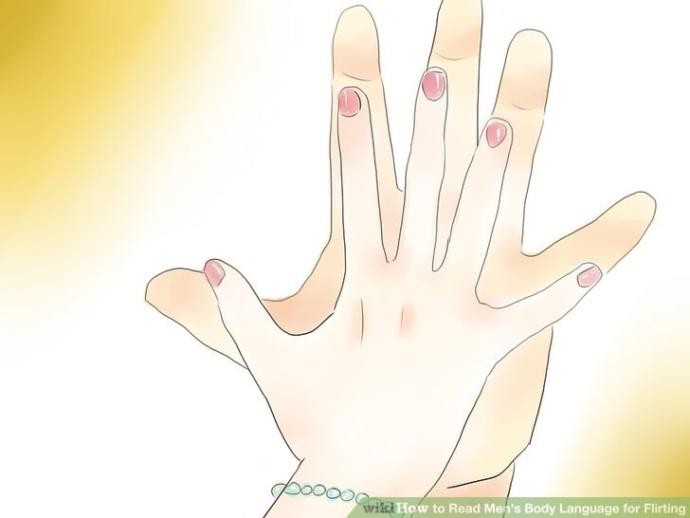 Do you like to put your hands together to flirt?