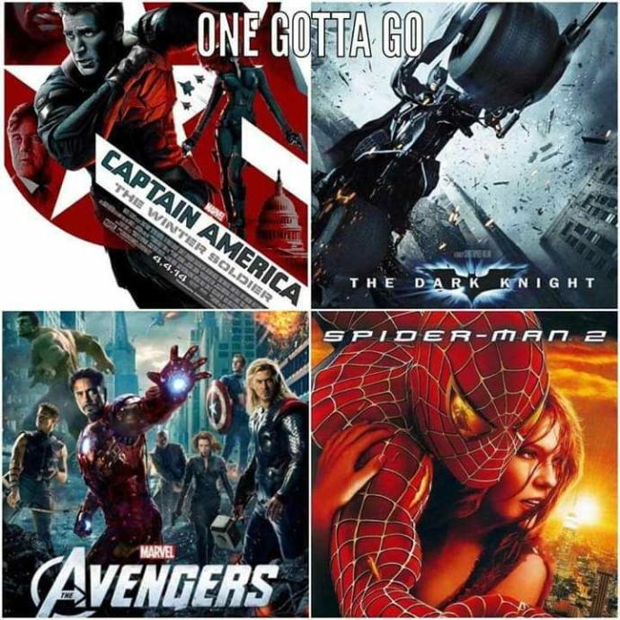 Which one of these Marvel movies gotta go?