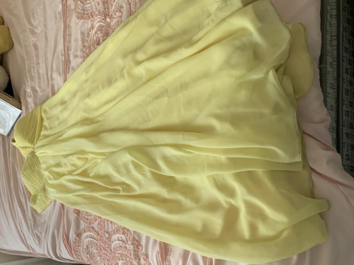 So I'm going to be wearing this long yellow dress for a wedding does anybody know what nail Polish color I should use with it?