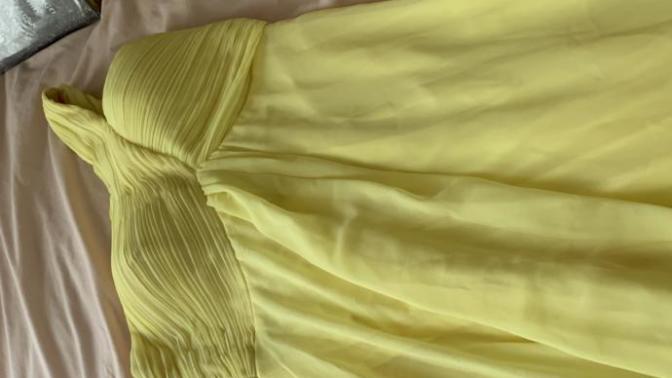 So I'm going to be wearing this long yellow dress for a wedding does anybody know what nail Polish color I should use with it?