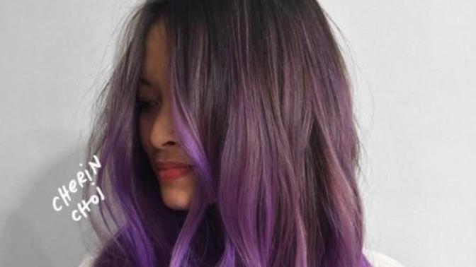 How to hide purple ombre?