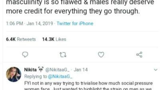 Do men face the most intense societal pressures?