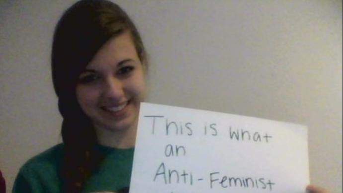 What drives a young woman to be an Anti-Feminist?