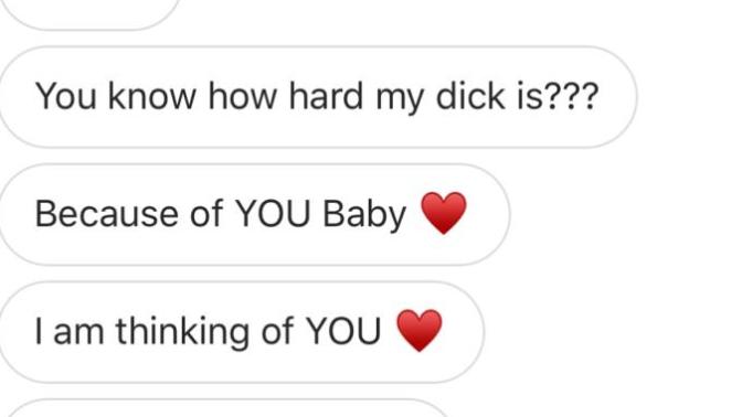 My boyfriend is saying these dirty things to his ex?