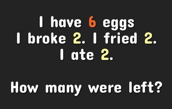 Let's have some fun people! How many Eggs are left?