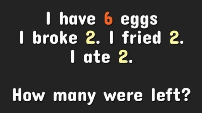 Let's have some fun people! How many Eggs are left?