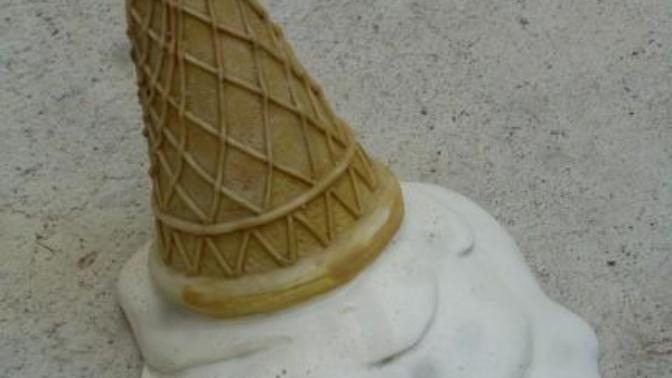 How would you feel if your ice cream went splat?